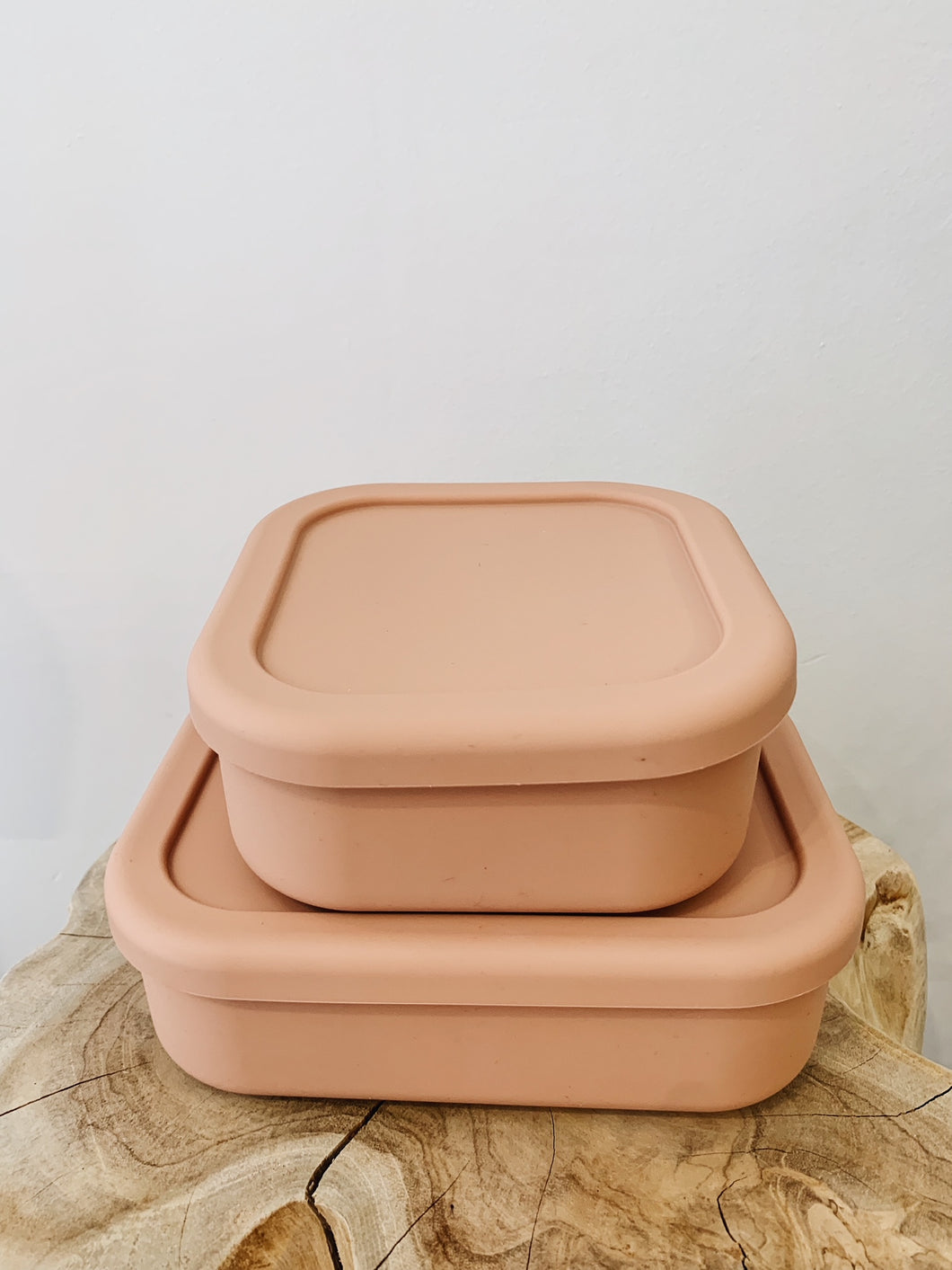 Silicone Square Sandwich Box | Dusty Pink