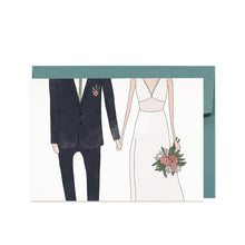 Load image into Gallery viewer, Wedding Man &amp; Woman Greeting Card
