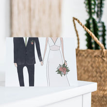 Load image into Gallery viewer, Wedding Man &amp; Woman Greeting Card
