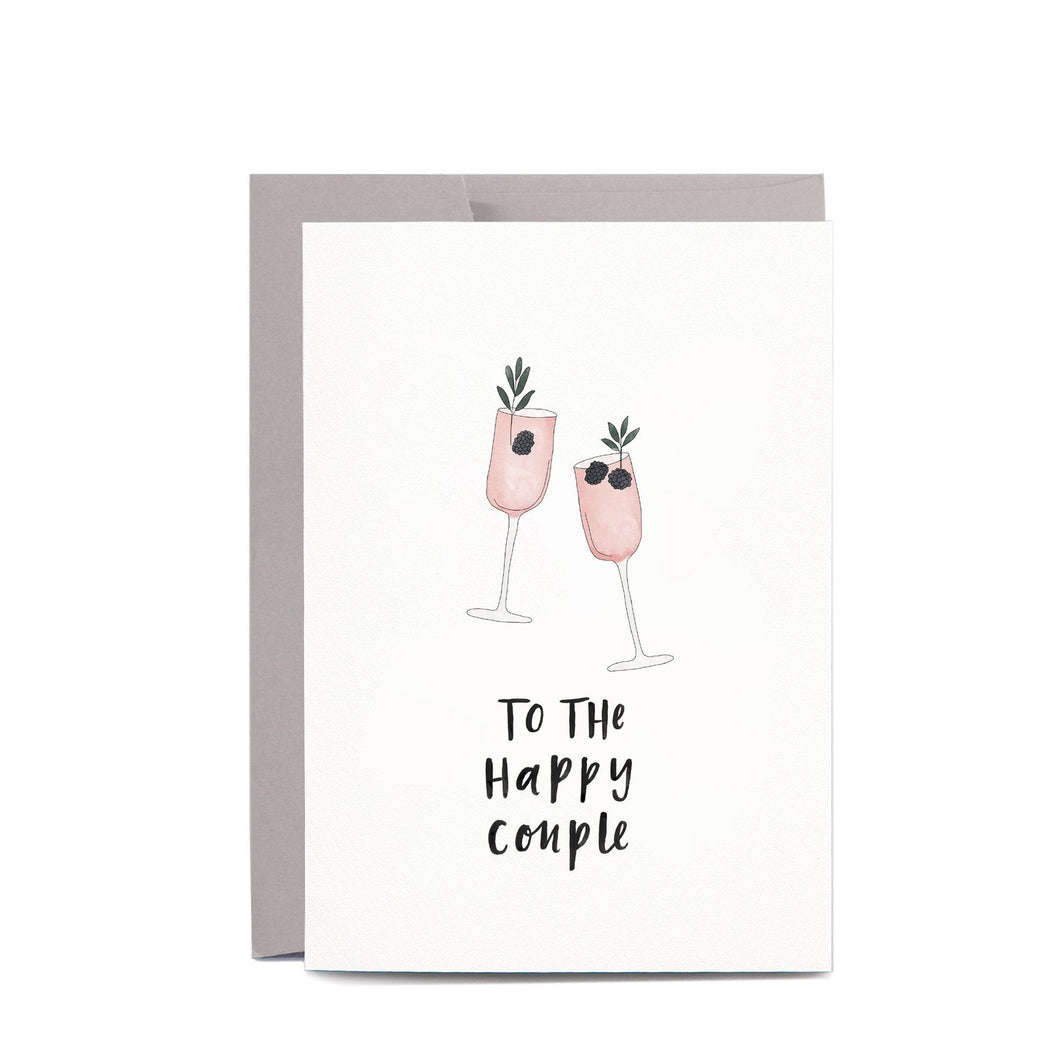 To The Happy Couple Greeting Card