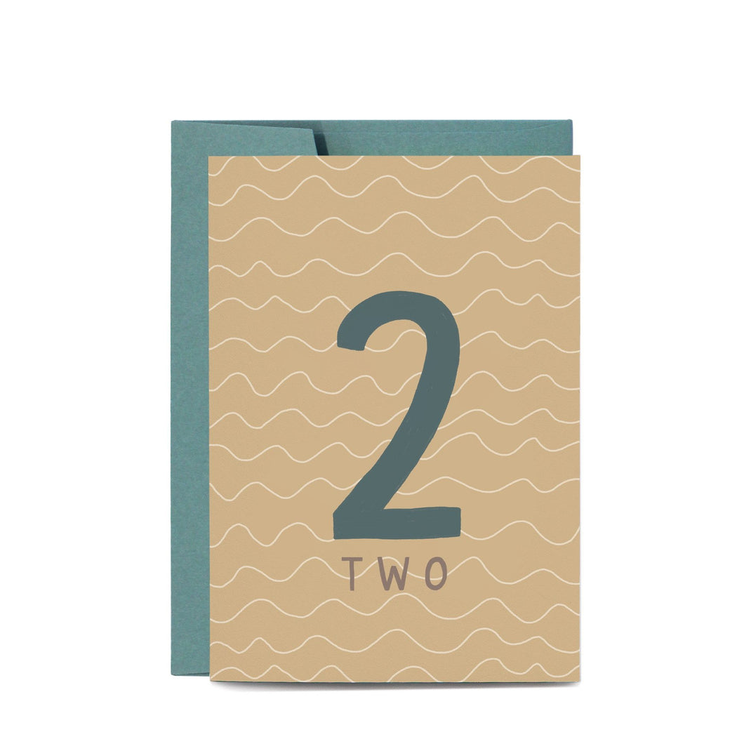 TWO 2nd Birthday Greeting Card