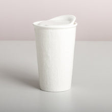 Load image into Gallery viewer, It’s a Keeper Ceramic Cup Tall | White Linen
