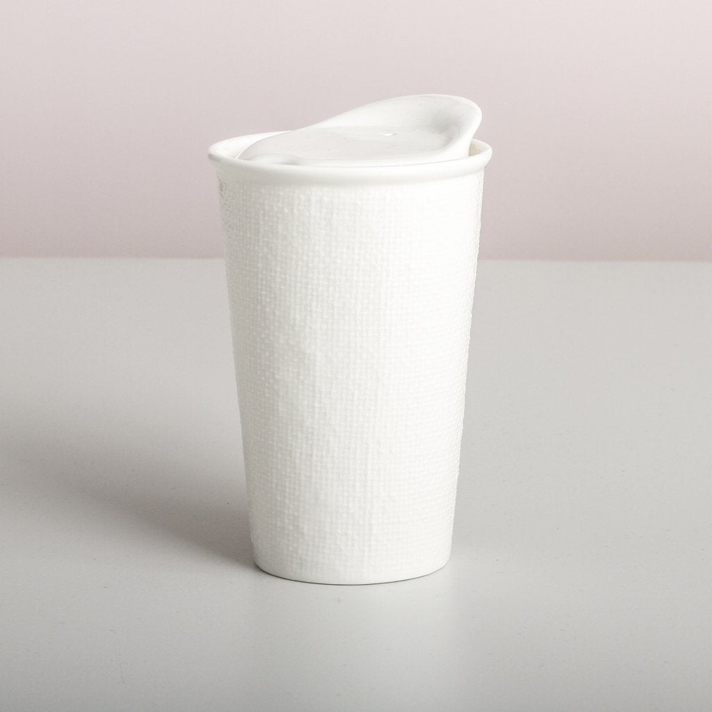 It’s a Keeper Ceramic Cup Tall | White Linen