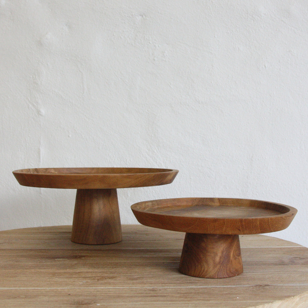 Jali Wooden Cake Stand- Large