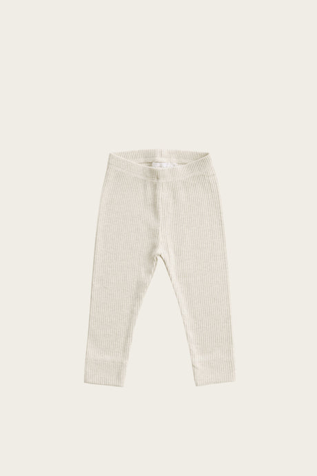 organic cotton ribbed leggings
