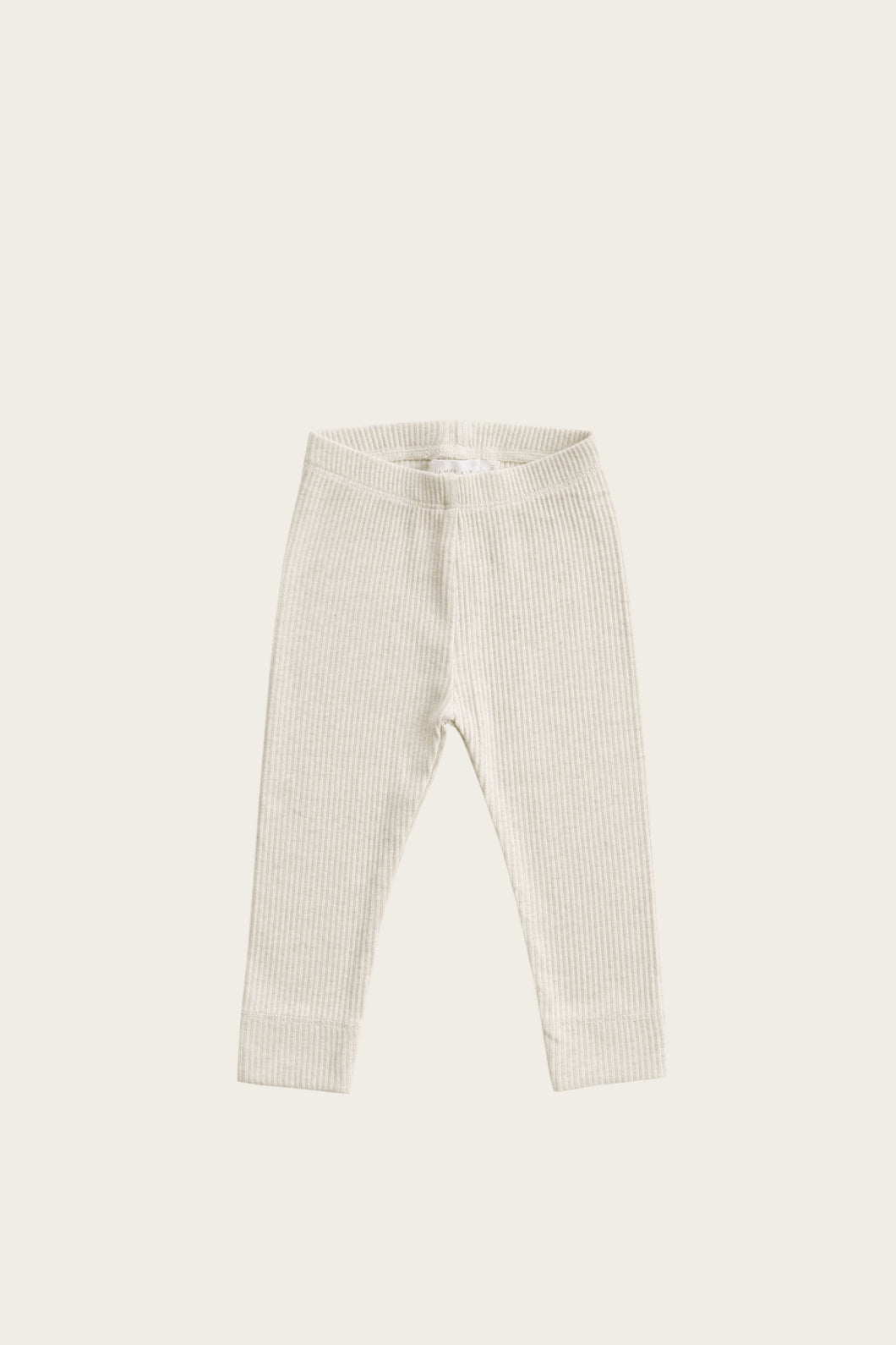 organic cotton ribbed leggings
