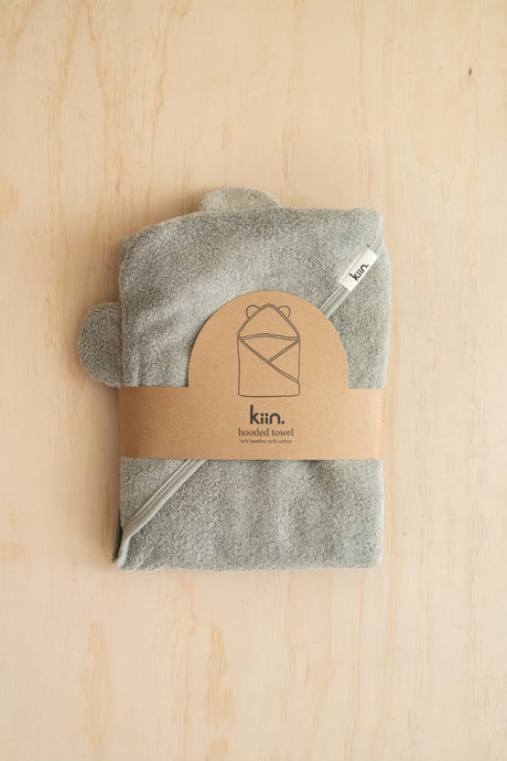 cotton/bamboo hooded towel