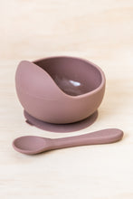 Load image into Gallery viewer, Silicone Bowl + Spoon | HEATHER
