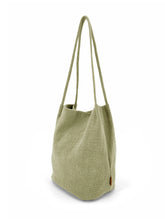 Load image into Gallery viewer, Natural Long Handle Bag | Avocado
