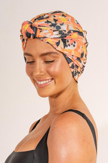 turban shower cap sunkissed lily