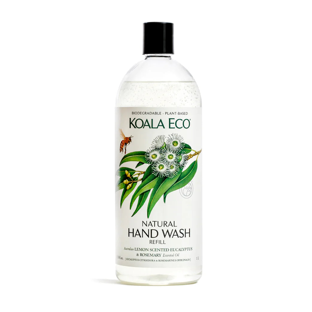 Natural Hand Wash - Refill 1L | Lemon Scented Eucalyptus & Rosemary