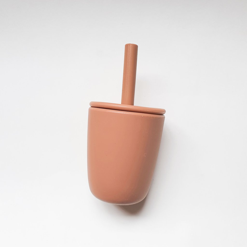 Silicone Straw Cup | Clay
