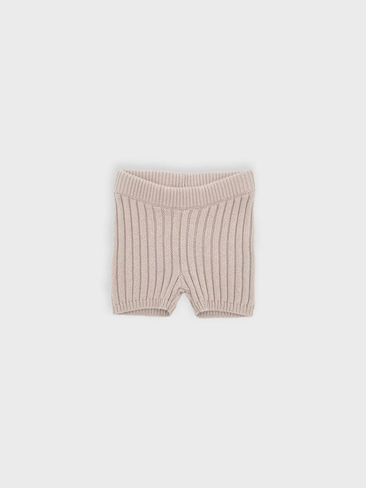 100% cotton rib shorts