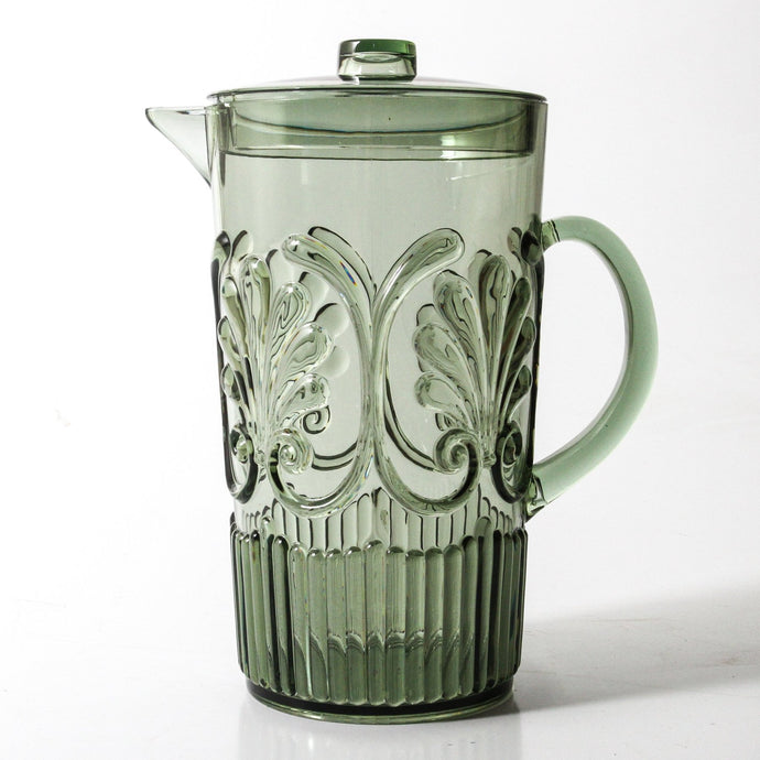 green acrylic jug