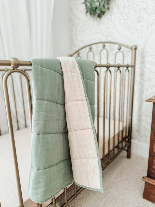 Sage & Sand Reversible Bedspread