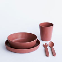 Load image into Gallery viewer, Kids Bamboo Dinnerware Everyday Set | CLAY

