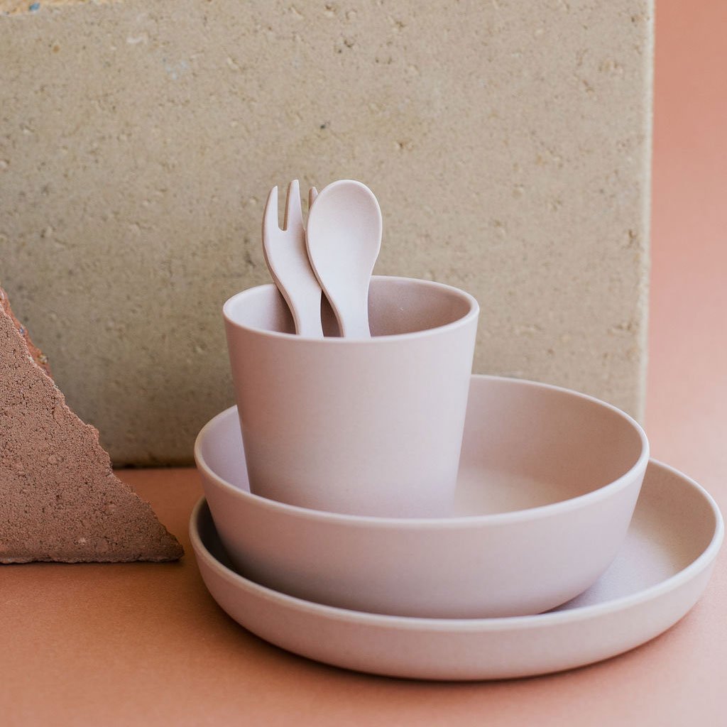 Kids Bamboo Dinnerware Everyday Set | DUSTY