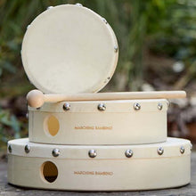 Load image into Gallery viewer, wooden trio drum set 
