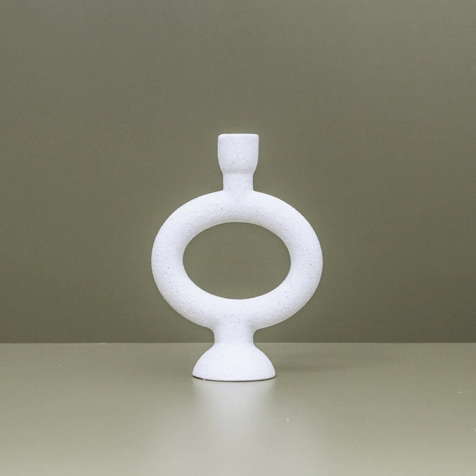 Thea Candlestand White | Short