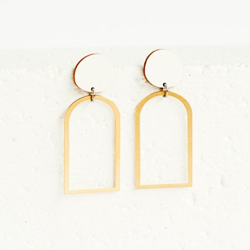 Arches Earring | White