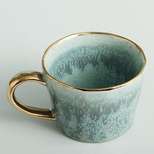 Load image into Gallery viewer, ariel-mug-seamist-gold-rim
