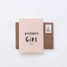 Load image into Gallery viewer, birthday girl greeting card
