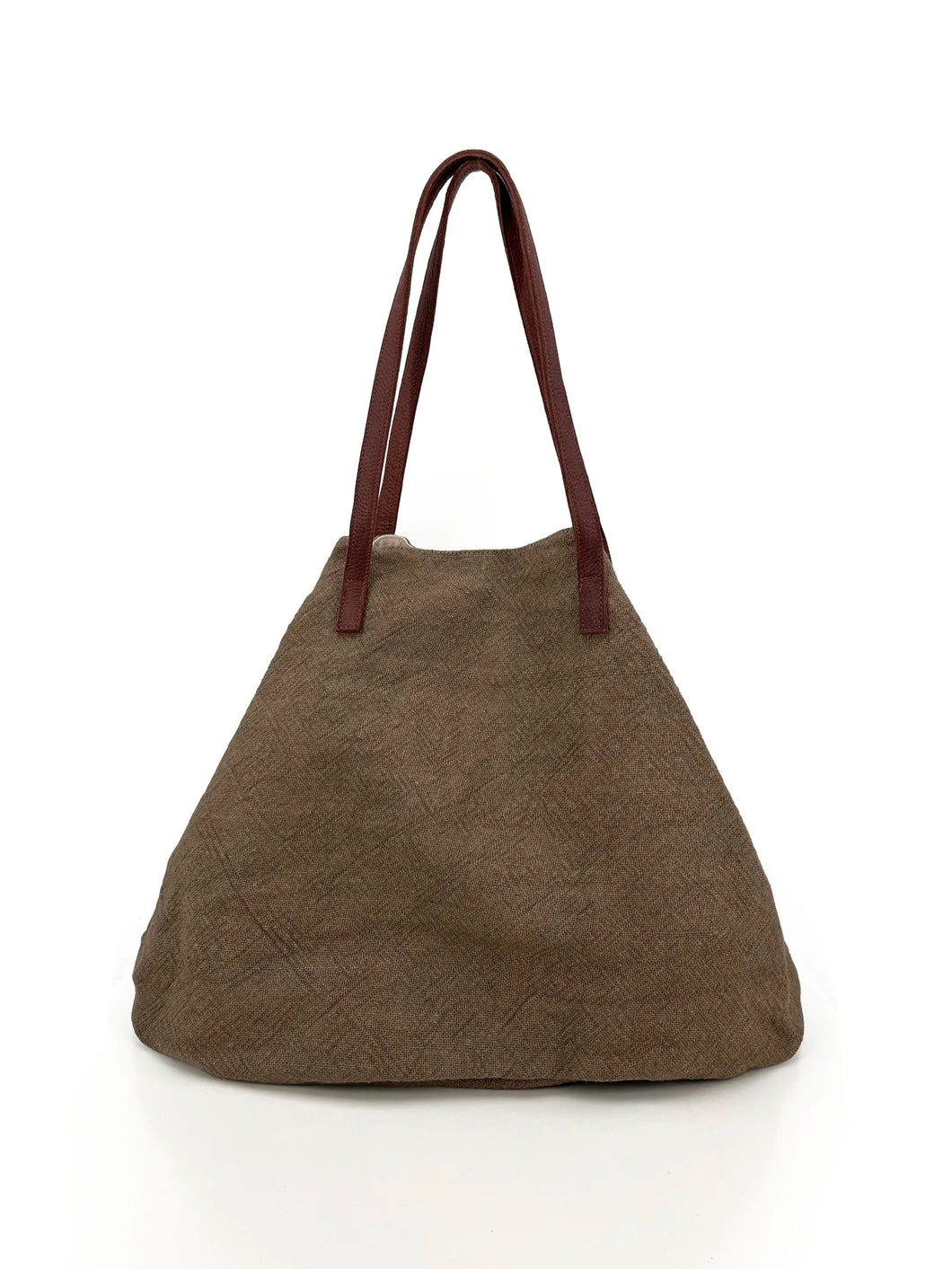 natural carryall jute tote bag khaki