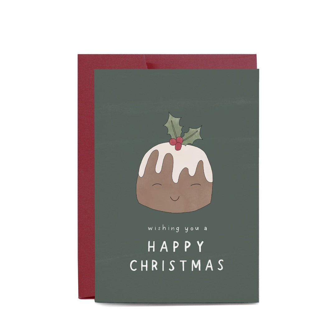 Christmas Pudding Greeting Card