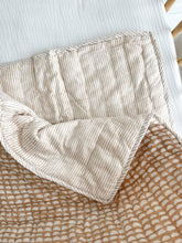 Load image into Gallery viewer, Cot Quilt - Cotton Filled | Half Moon *Seconds
