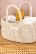 Load image into Gallery viewer, Cotton Rope Nappy Caddy Organiser
