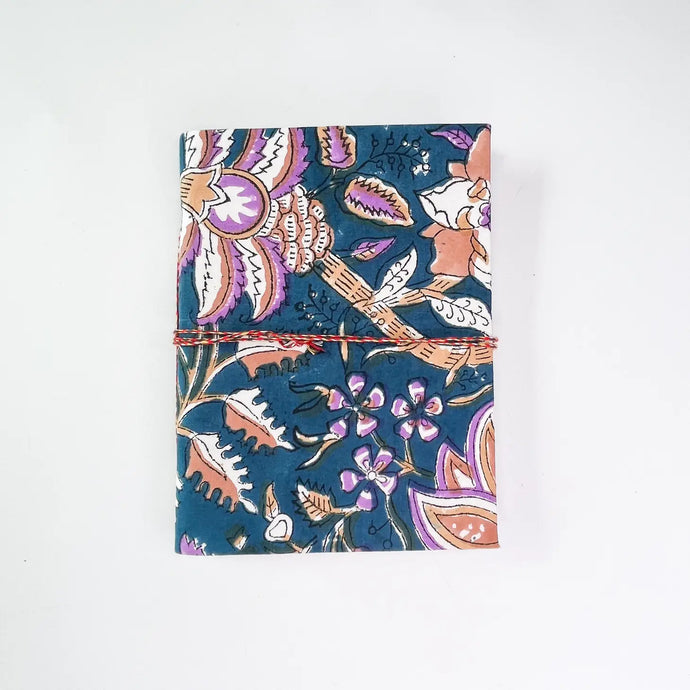 Handmade Recycled Paper Diary Notebook Journal | Navy Blue