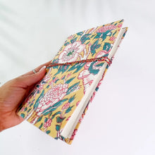 Load image into Gallery viewer, Handmade Recycled Paper Diary Notebook Journal | Yellow
