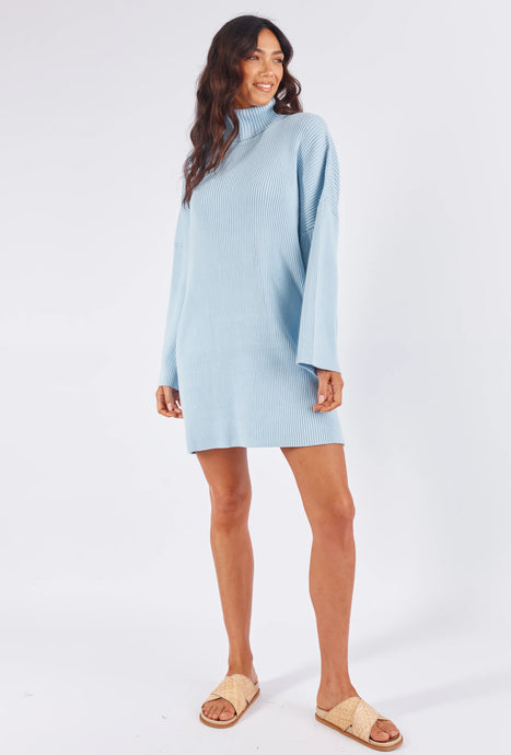 Jezebel Knit Dress | Sky Blue