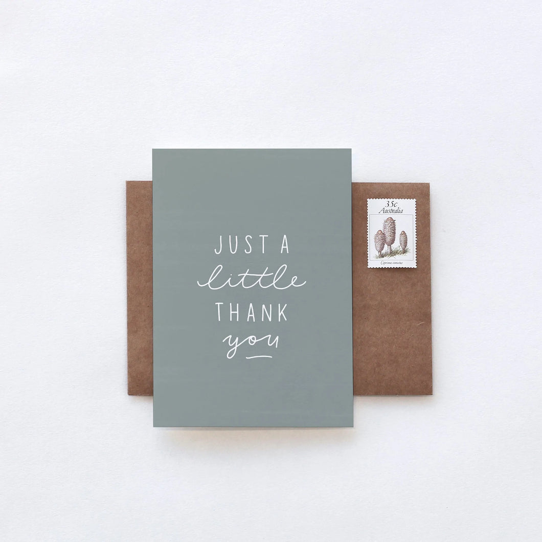 A Little Thank You Greeting Card