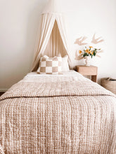 Load image into Gallery viewer, King Single | Cotton Filled Quilt - Half Moon
