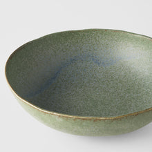 Load image into Gallery viewer, Large Oval Bowl 20cm | Green Fade Glaze
