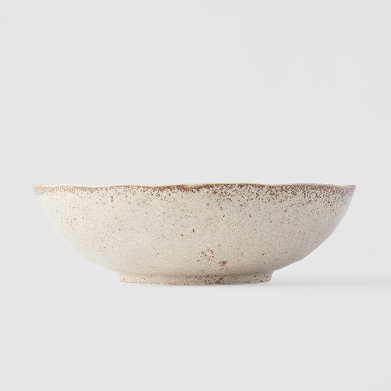 Large Oval Bowl 20cm | Sand Fade Glaze