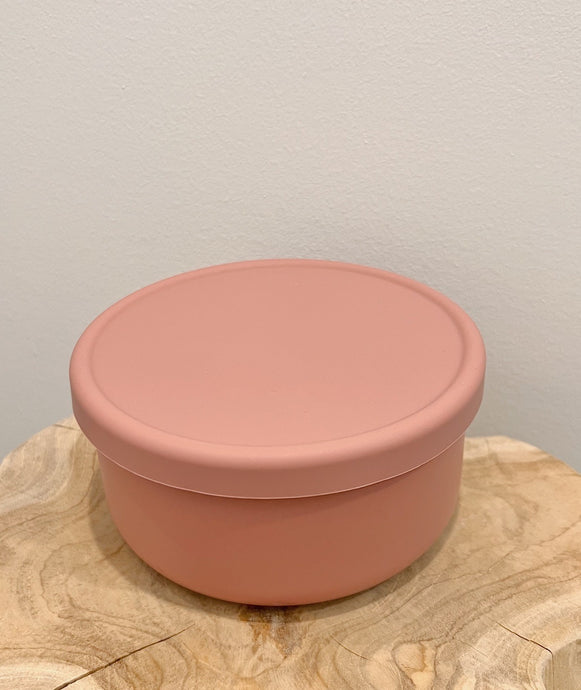 silicone lunch bowl round