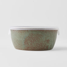Load image into Gallery viewer, Lidded Bowl 13cm | Green Fade Glaze

