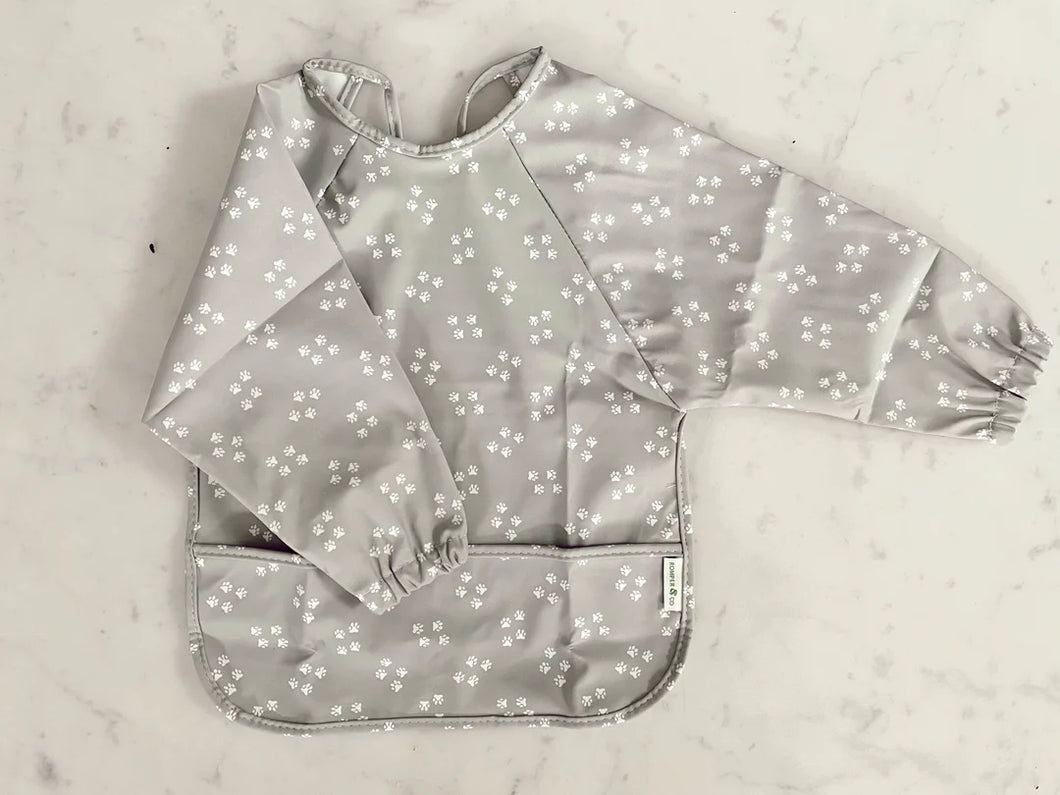 Long Sleeved Bib/ Smock | Paws