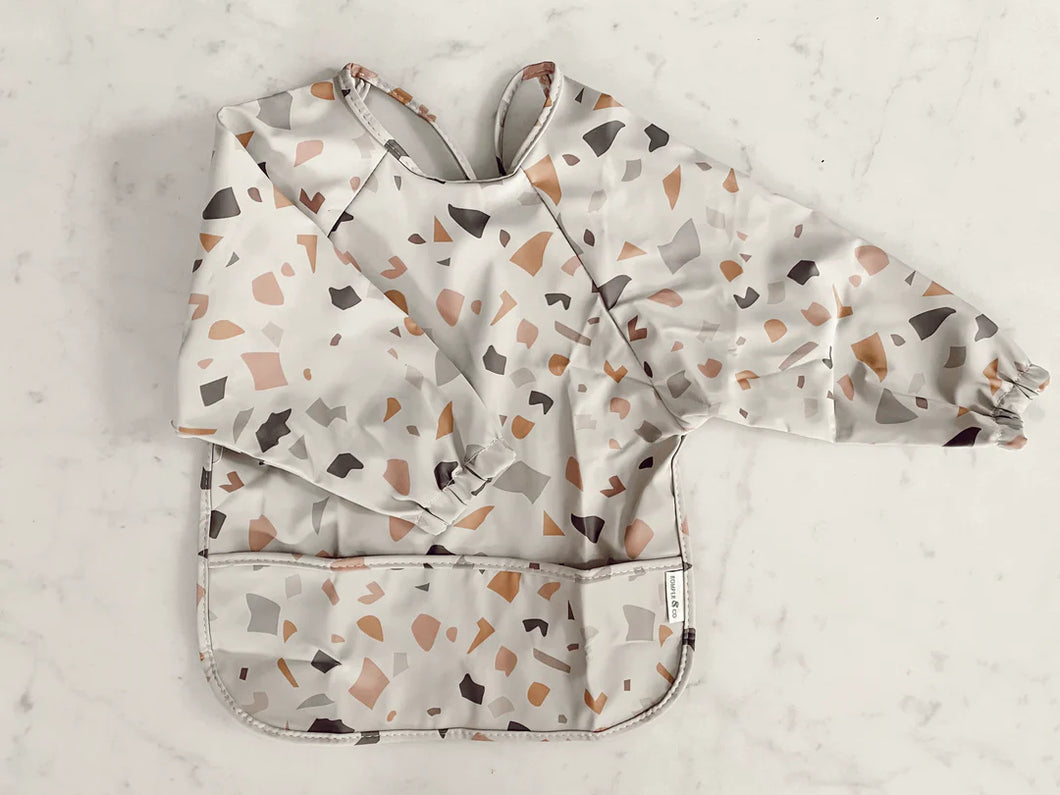 Long Sleeved Bib/ Smock | Terrazzo