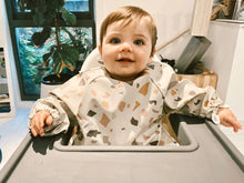 Load image into Gallery viewer, Long Sleeved Bib/ Smock | Terrazzo
