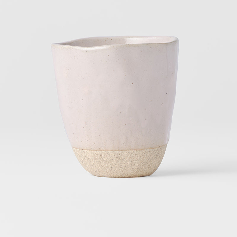 Lopsided Tea Mug Large | Sakura Pink & Bisque