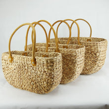 Load image into Gallery viewer, Water Hyacinth Rectangle Baskets | Various Sizes
