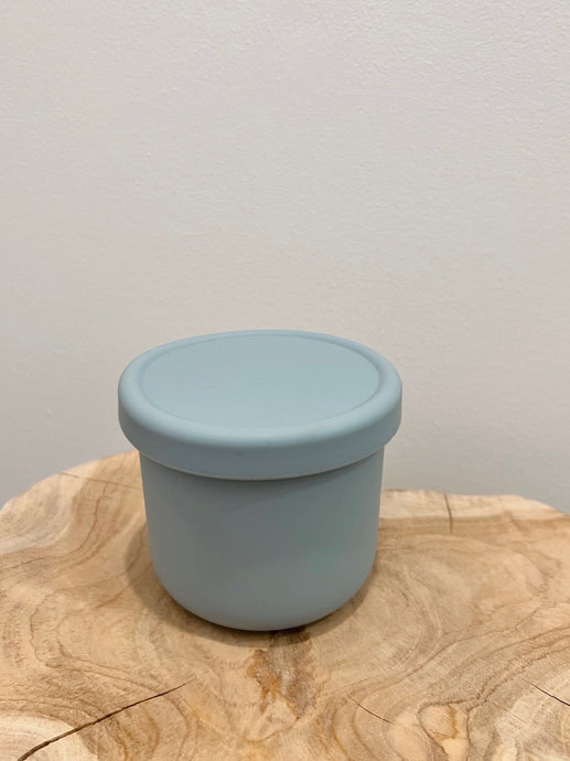 Small Round Silicone Lunch Bowl | Dusty Blue 