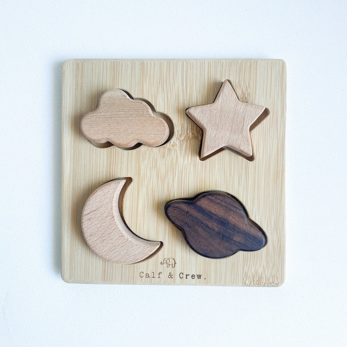 Wooden Night Sky Puzzle